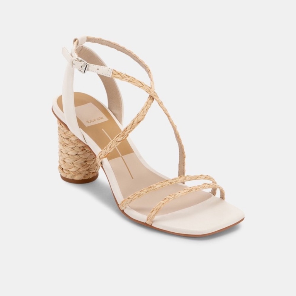Dolce Vita Nico Natural Heels Sandals